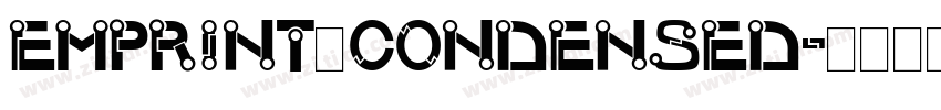 EMprint Condensed字体转换